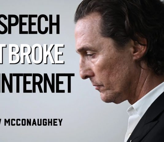 5 Minutes for the Next 50 Years – Mathhew McConaughey Motivational Speech